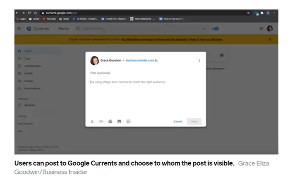 How to use Google Currents enterprise-based app for effective communication? 110 google currents